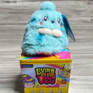 LIVING ON THE VEG Mushroom #7 LUELLA Fun Guy Plush Rush Kellytoy Series 1, New